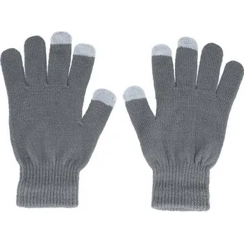 Rukavice Rukavice na mobilní telefon šedé vel. S (dotykové rukavice na mobil)