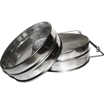 Cedník a síto Cedník nerezový dvojitý s nastavitelnými uchy Ø 210 mm - rovný