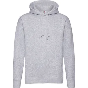 Pánská mikina Fruit of the Loom Pánská mikina s kapucí 62-152-0 Heather Grey XXL