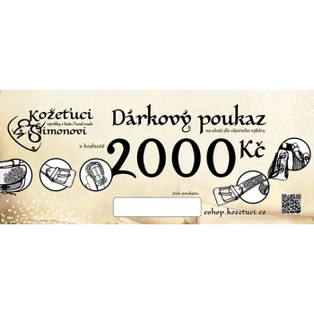 Dárkový potravinový koš Kožeťuci Dárkový voucher 2000 Kč