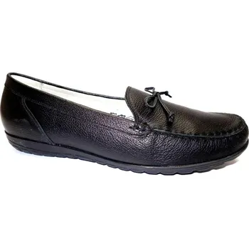 Dámské mokasíny Vycházkové mokasíny, Waldläufer, šíře H, černá: Černá Hladká kůže 29 44 H - rozšířená (24517-24519)