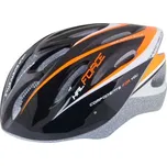 přilba FORCE HAL černo-oranžovo-bílá S - M