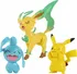 Figurka Jazwares Pokémon Battle Figure Set Pikachu, Wynaut a Leafeon