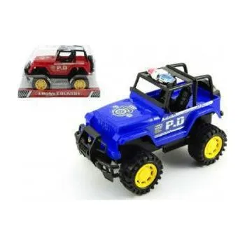 Hračka Teddies Auto policie terénní plast 22 cm na setrvačník