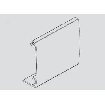 Příslušenství k oknu GEZE Levolan 60 krycí profil, přední, 6000 mm, NIRO