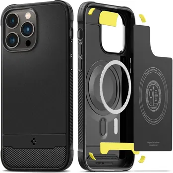 Pouzdro na mobilní telefon Spigen Rugged Armor MagSafe pro Apple iPhone 14 Pro Max Matte Black