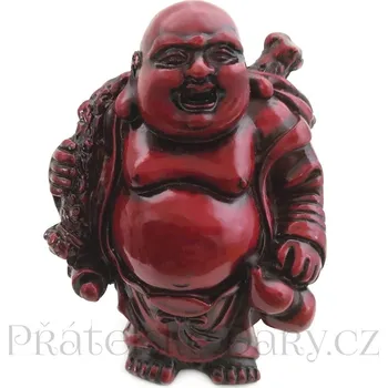 Buddha soška Hotei 5 / pryskyřice 9 cm