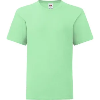 Dívčí tričko Fruit of the Loom Dětské triko 61-023-0 Neo Mint 104