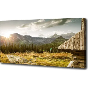 Obraz Foto obraz na plátně Dům v horách