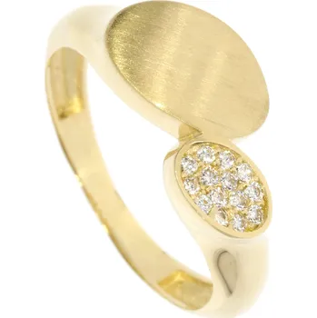 Prsten Zlatnictví Helios Design style zlatý prsten Velikost: 56, Váha: 2,10g