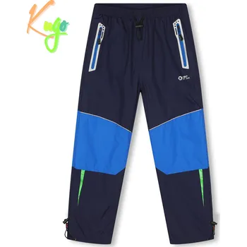 Chlapecké kalhoty Chlapecké šusťákové kalhoty, zateplené - KUGO DK7132, tmavě modrá Barva: Modrá tmavě, Velikost: 146