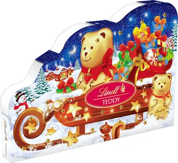 Čokoláda Lindt Teddy adventní kalendář 31 % 265 g