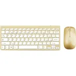 Klávesnice s myší 8657 CZ/SK zlatá