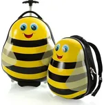 Heys Travel Tots Kids Dětská sada - kufr 46 cm a batoh 33 cm Bumble Bee