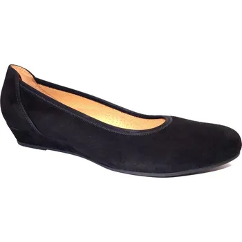 Dámské lodičky Vycházková obuv-lodičky, Gabor, šíře G, černá: Černá Nubuk, velur (semiš) 29,2 44 G 1/2 - lehce rozšířená (14079-14082)