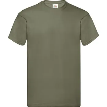 Pánské tričko Fruit of the Loom Pánské triko 61-082-0 Classic Olive L