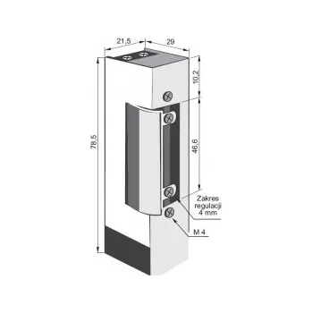 Příslušenství k oknu DAB Trade Elektrický otvírač 1761 12DC reverzní