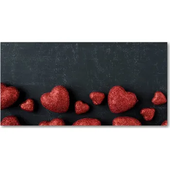 Obraz Foto obraz sklo tvrzené Srdce na tabuli