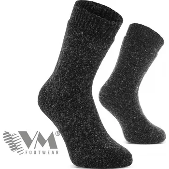 Pánské ponožky Vlněné funkční ponožky VM WOOL - 43-46 / Černá