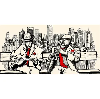 Obraz Foto obraz skleněný horizontální Now York jezz