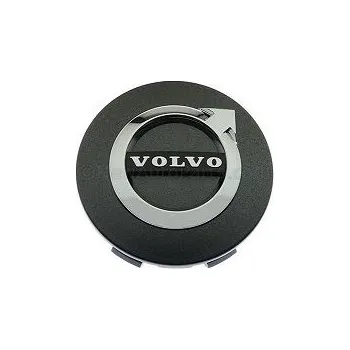 Poklice na kolo Krytky kol, pokličky na kola VOLVO 64mm černá lesklá 32243631