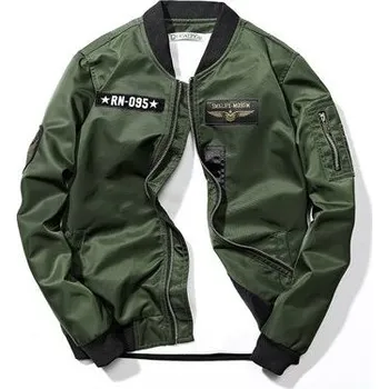 Pánská softshellová bunda Oversize pánská bunda s nápisy větrovka s nášivky Barva: Zelená, Velikost: L