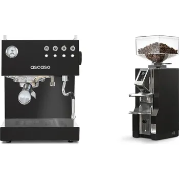 Kávovar Ascaso Steel DUO, Black + Eureka Mignon Libra, CR black