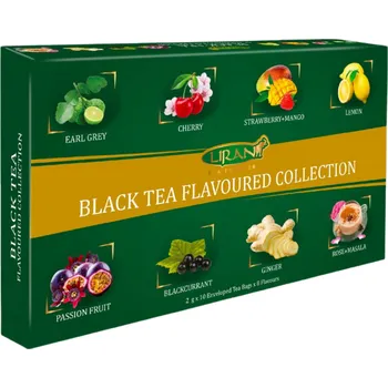 Čaj Liran Black Tea Flavoured Collection 80x 2 g