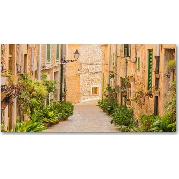 Obraz Foto obraz skleněný horizontální Staré uličky