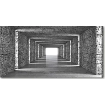 Obraz Foto obraz sklo tvrzené Tunel z cihel