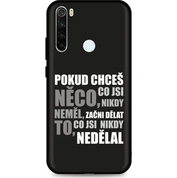 Pouzdro na mobilní telefon Kryt Xiaomi Redmi Note 8T silikon Moto (obal neboli pouzdro na Xiaomi Redmi Note 8T)