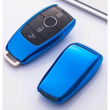 Zabzepeční vozidel Obal na klíč Mercedes Keyless - modrý
