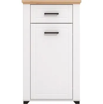 Komoda Předsíňová komoda Lotta - bílá/dub artisan