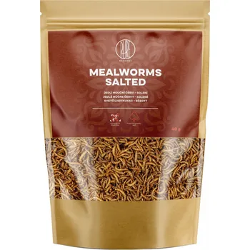 Sušené maso BrainMax Pure Mouční červi solení 40 g