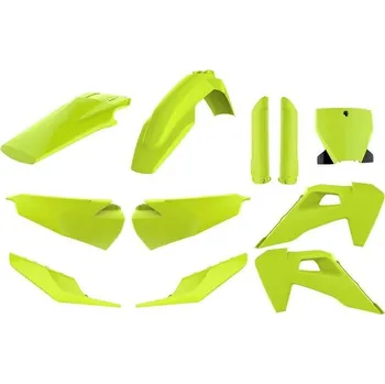 POLISPORT kompletní plasty HUSQVARNA TC/FC 19, barva žlutá fluo HUSQVARNA TC 85 rok 2019