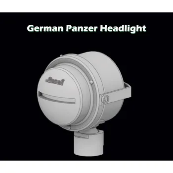 Plastikový model S.B.S model 1/35 German Panzer Headlight WWII (3 pcs.)