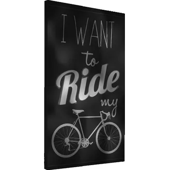 Obraz Vertikální Foto obraz canvas Want to ride