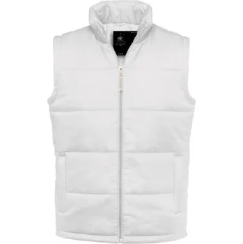 Pánská vesta B&amp;C Bodywarmer Pánská prošívaná vesta JM930 White M