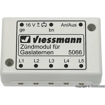 Modelová železnice VIESSMANN 5066 Elektronický modul - simulátor svitu plynových luceren 5x VI50660
