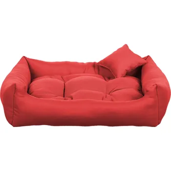 Pelíšek pro psa BOHO obdélníkový pelech pro psa, červený - 90 cm x 75 cm