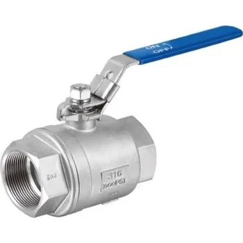 Vodovodní kohout Kulový kohout NEREZ 5/4" AISI 316, PN63, -50°C až +180°C INOX605.032