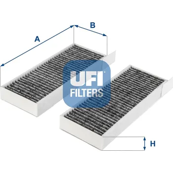 Ventilátor topení a klimatizace Filtr, vzduch v interiéru UFI 54.254.00