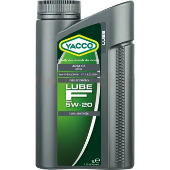 Auto-moto YACCO motorový olej plně syntetický LUBE F 5W20 1l