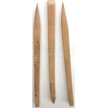 Kůl dubový, 5 x 5 cm, délka 150 cm, sražené hrany, hoblovaný