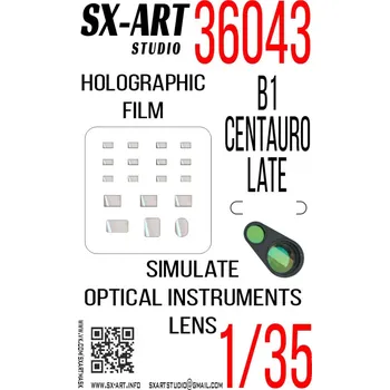 Plastikový model SX-ART 1/35 Holographic film B1 Centauro late 3 series