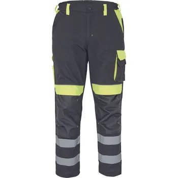 montérky MAX VIVO RFLX kalhoty černá/žlutá - 46