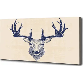 Obraz Foto obraz na plátně do obýváku Hlava jelena
