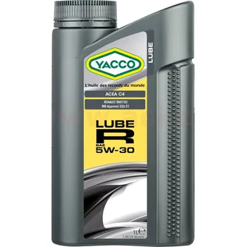 Auto-moto YACCO motorový olej plně syntetický LUBE R 5W30 1l