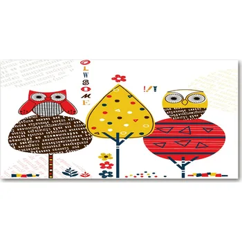 Obraz Foto obraz sklo tvrzené Sovy na stromě