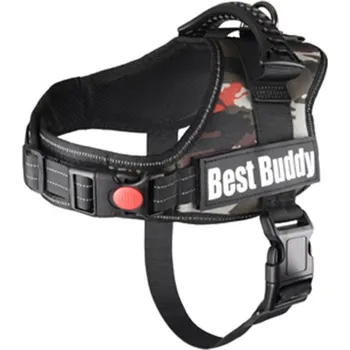 Postroj pro psa FLAMINGO Best Buddy Pluto 70-90x5cm (L) - džungle